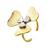 Brass Cuff Rings for Women RJEW-Q008-15G-2