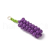 Glass Seed Beaded Mulberry Pendants PALLOY-MZ00749-01-3