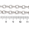 201 Stainless Steel Cable Chain Necklaces NJEW-Q013-12A-P-3