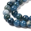 Natural Dyed White Jade Beads Strands G-M402-C03-4