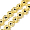 Handmade Evil Eye Lampwork Beads Strands LAMP-G164-10B-05-1