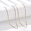 2MM 304 Stainless Steel Curb Chain Necklaces NJEW-T016-13G-1