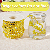 Gorgecraft 25M Metallic Yarn Lace Ribbons OCOR-GF0003-09H-5
