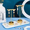 Unicraftale PVD Vacuum Plating 304 Stainless Steel Stud Earring Findings STAS-UN0002-42-3