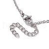 Non-Tarnish 304 Stainless Steel Cable Chains Cable Necklaces NJEW-JN04714-01-4