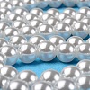 ABS Plastic Imitation Pearl Round Beads X-MACR-S789-14mm-01-4