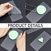CRASPIRE 5Pcs 5 Styles Acrylic Board TOOL-CP0001-39-6