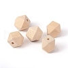 Natural Unfinished Wood Beads WOOD-E010-01C-2