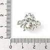 Rack Plating Brass with ABS Imitation Pearl Pendants KK-G501-18P-3