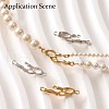 925 Sterling Silver Irregular Shaped Chandelier Component Links STER-D288-01P-4