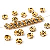 Brass Rhinestone Spacer Beads RB-A014-Z6mm-01G-NF-1