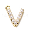 Plastic Imitation Pearl Pendants KK-P230-17G-V-1