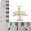 Alloy Rhinestone Pendants PALLOY-P308-13KCG-3