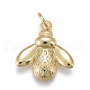 Brass Pendants ZIRC-M108-59G-1