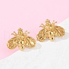 304 Stainless Steel Stud Earrings EJEW-S265-03G-B-3