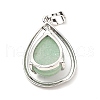 Natural Green Aventurine Pendants G-B033-04P-23-3