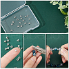 DICOSMETIC 30Pcs 925 Sterling Silver Crimp Beads Cover STER-DC0001-32-5
