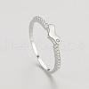 925 Sterling Silver Micro Pave Cubic Zirconia Finger Rings for Women FS-WGD3007-03-2