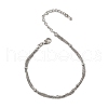 Rack Plating Brass Cable Chain Bracelets BJEW-G735-04P-4