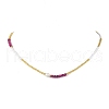Natural Gemstone Beaded Necklaces NJEW-JN04689-4