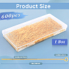 SOFPLATE 600Pcs Brass Eye Pin KK-SP0001-69D-G-2