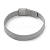 Fashionable Unisex 304 Stainless Steel Watch Band Wristband Bracelets BJEW-U017-03P-4