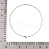 304 Stainless Steel Hoop Earring Findings STAS-Z089-01P-02-3
