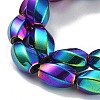 Synthetic Magnetic Hematite Beads Strands G-P545-G01-01B-3