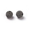 Unwaxed Natural Lava Rock Beads X-G-F325-8mm-A09-2