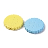 Baking Painted Opaque Acrylic Beads MACR-F080-15-2