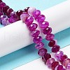 Natural Banded Agate/Striped Agate Beads Strands G-E605-A02-02A-2