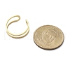 304 Stainless Steel Hollow Cuff Rings for Women RJEW-S395-01G-5