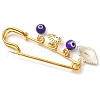 Blue Evil Eye Resin & Alloy Enamel Eye Charm Kilt Pins JEWB-BR00177-4