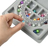 Plastic Flocked Bead Design Boards ODIS-YW0001-02-4
