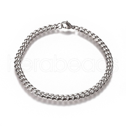 Tarnish Resistant Men's Curb Chain X-BJEW-E369-14B-1