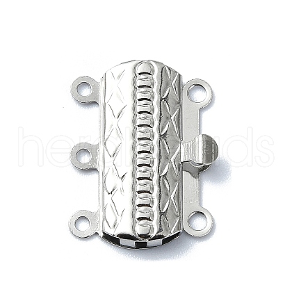 304 Stainless Steel Box Clasp STAS-Q318-01P-1