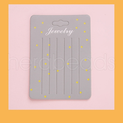 Paper Hair Clip Display Cards PW-WGA76A2-08-1
