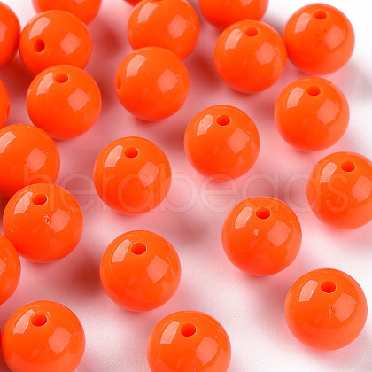 Opaque Acrylic Beads MACR-S370-C16mm-20-1