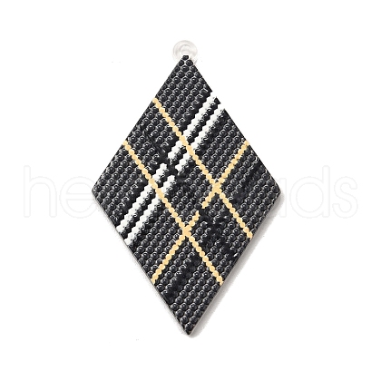 Rhombus Acrylic Big Pendants Diy Earrings Accessories OACR-M028-02C-1
