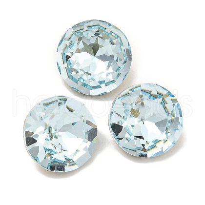Glass Rhinestone Cabochons RGLA-L029-13B-263-1