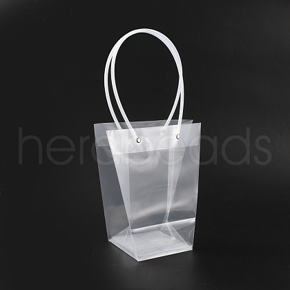 Valentine's Day Transparent PP Plastic Bags ABAG-WH0035-018B-1