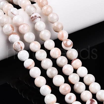 Natural Persian Jade Beads Strands G-A255-A02-01K-1