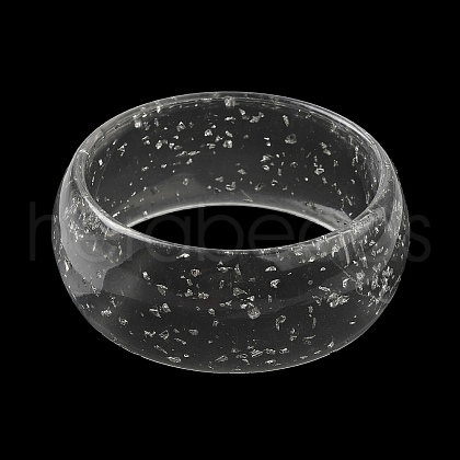 Round Acrylic Bangle for Women BJEW-A141-03B-1