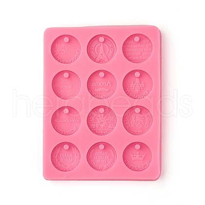 Food Grade Pendant Silicone Molds DIY-E021-47-1