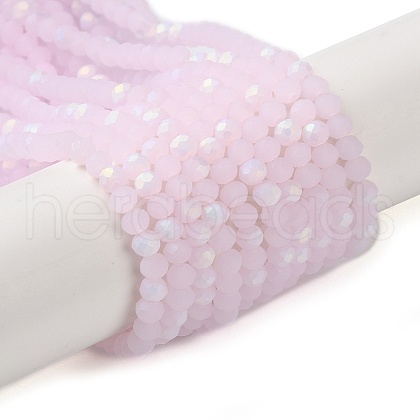 Imitation Jade Glass Beads Strands EGLA-A034-J2mm-MB02-1