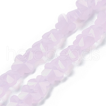 Imitation Jade Glass Beads Strands EGLA-L045-I-A06-1