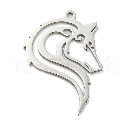 Non-Tarnish 304 Stainless Steel Pendants STAS-Q255-06P-1