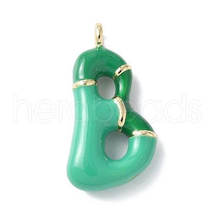 Brass Enamel Pendants KK-E093-03G-B-01-1