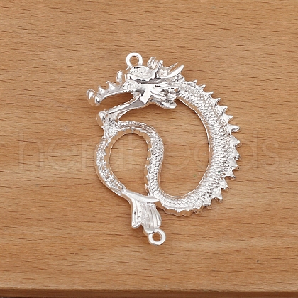 Alloy Dragon Connector Charms for DIY jewelry accessories PW-WG2C514-01-1