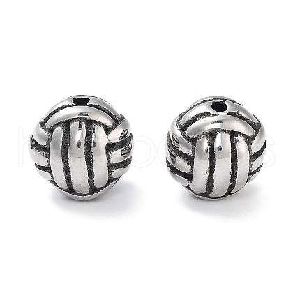 304 Stainless Steel Beads STAS-M057-43AS-01-1